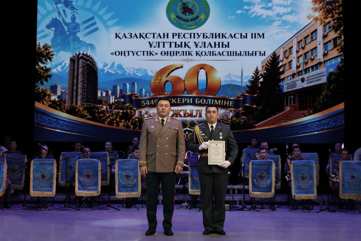 60 лет на службе: военные и ветераны встретились на юбилее воинской части в Алматы
