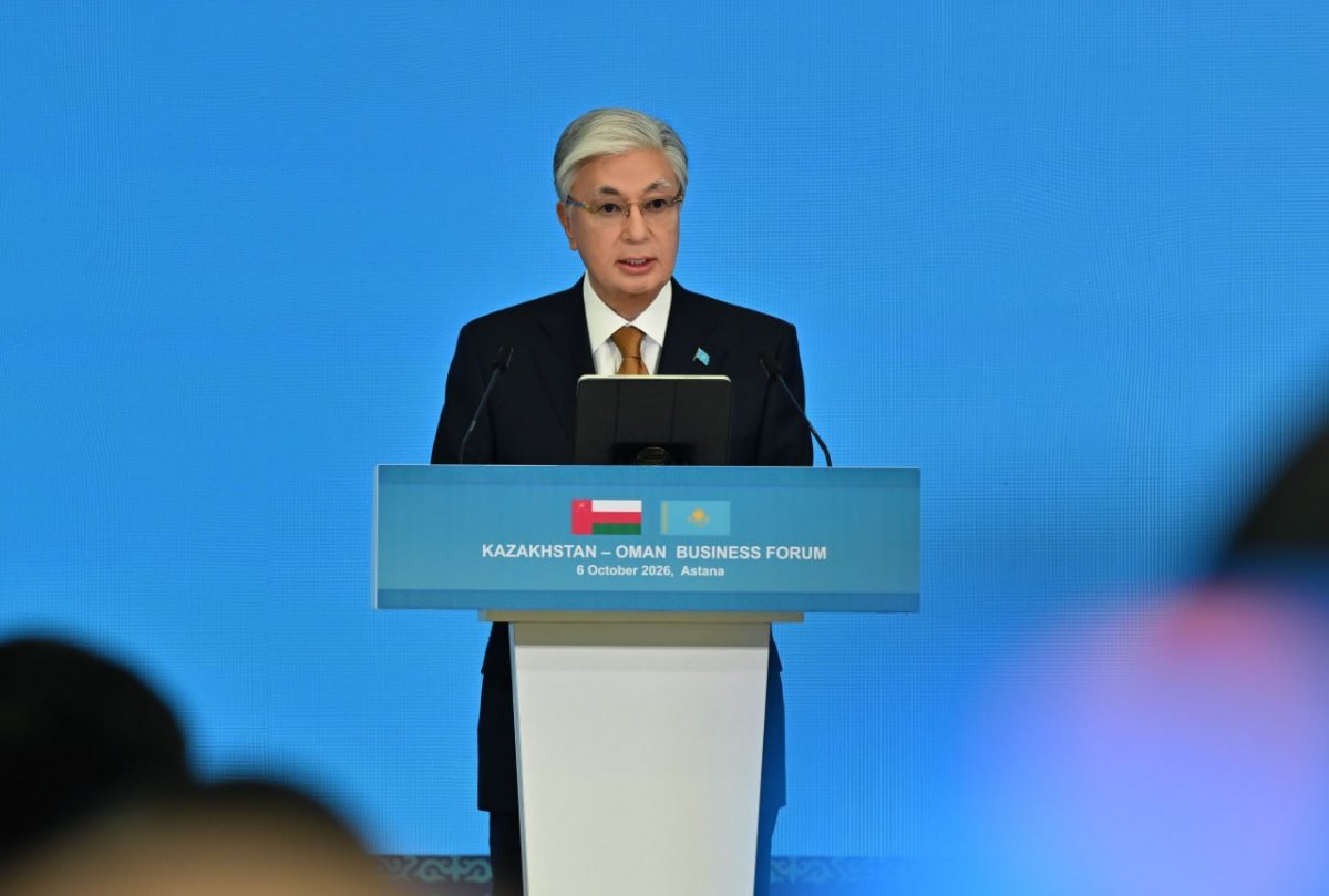 Президент выступил на казахско-оманском бизнес-форуме