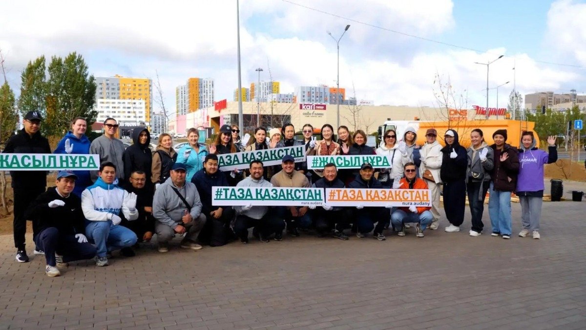 Тысячи дворов и новые деревья: в Астане подвели итоги “Таза Қазақстан”