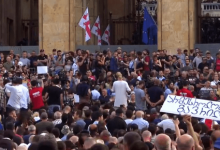 В Грузии третьи сутки проходят митинги