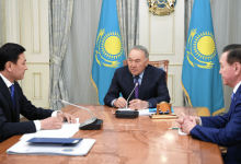 Назарбаев принял акима столицы Алтая Кульгинова