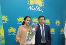 В ряде филиалов «Nur Otan» состоялись торжественные собрания