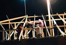 В Арыси строительство ведется и ночью