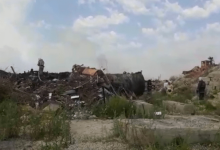 В Караганде возник пожар на мусороперерабатывающем заводе