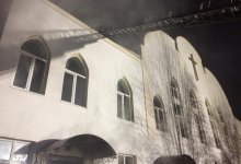 Молитвенный дом загорелся в Караганде