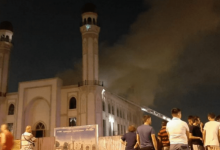 В Алматы загорелась мечеть
