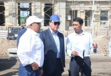 Аскар Мамин проинспектировал ход работ в Арыси