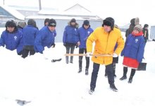 Челлендж по уборке снега запустили в Нур-Султане
