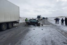 Гражданин Таджикистана на российской машине попал под фуру из Узбекистана в Актюбинской области