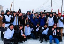 В Jas Otan поддержали инициативу президента, очистив дом престарелых от снега