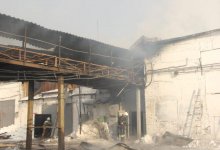 В Усть-Каменогорске потушили маслозавод