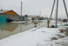 В Аральске затопило жилые дома