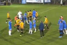 Потасовка произошла на матче ФК "Кайрат" с московским "Динамо"