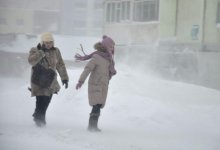 Усиление ветра ожидается на большей части Казахстана 17 февраля