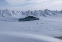 Женщина с переломом ноги застряла в снежном плену в Костанайской области