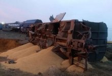 Пять вагонов сошли с рельсов в ЗКО