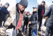 Аким в Алматинской области обматерил сельчан