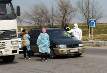 13 блокпостов установили на въездах в Шымкент