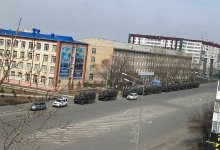 Колонна машин для перевозки военнослужащих напугала петропавловцев