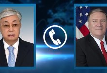 Токаев поговорил по телефону с Государственным секретарем США