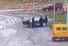 Водитель и пассажиры BMW пытались прорваться в Шымкент через блокпост