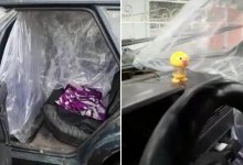 На штрафстоянку забрали авто с «антивирусной перегородкой» в Жамбылской области