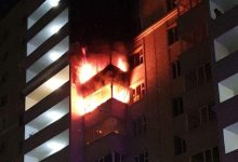 Пожар произошел в жилом комплексе на левобережье Нур-Султана