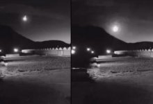 Падение крупного метеорита в Армении попало на видео