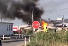 В Атырау взорвалась автоцистерна