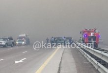 Массовое ДТП произошло на дороге Алматы– Капшагай