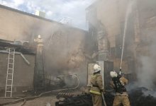 Торговый центр горел в Жанаозене