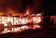 В Туркестанской области сгорело девять продуктовых бутиков