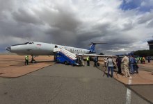 Спецборт с российскими медиками прибыл в Байконур