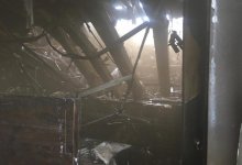 Пристроенный к 16-этажному дому ресторан сгорел в Атырау