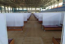 Легкоатлетический манеж превратили в провизорный госпиталь в Шымкенте