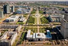 Нур-Султан показали с высоты птичьего полета