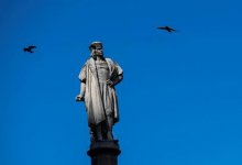 В США снесли памятник Христофору Колумбу