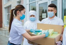 QNET передала косметические средства врачам Нур-Султана