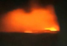 Мусорный полигон горит под Балхашом