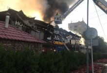 В Алматы горел крупный супермаркет