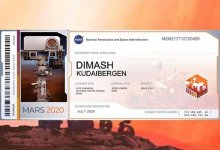 Фанаты Димаша Кудайбергена отправили его имя на Марс