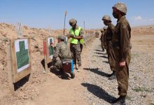 Первые стрельбы для молодых солдат