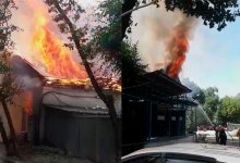 Пожар в Алматы: возгорание случилось в одном из зданий кардиоцентра