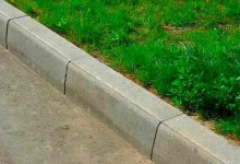 Старые бордюры повторно используют в Алматы