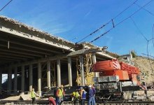 Мост обрушился на шоссе Алаш в Акмолинской области