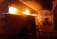 Крупный рынок горел в Актау