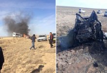 Один погиб, 11 пострадали: автомобиль врезался в автобус близ Жезказгана