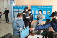 Металлурги Актобе отдали свои голоса за кандидатов праймериз