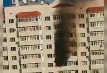 Пожар в Нур-Султане: полицейские спасли женщину и четверых детей