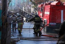 Пожарные потушили сгоревший в центре Нур-Султана коттедж